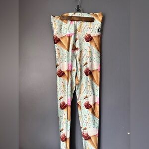 Sprinkle Delight Ice Cream Print Leggings